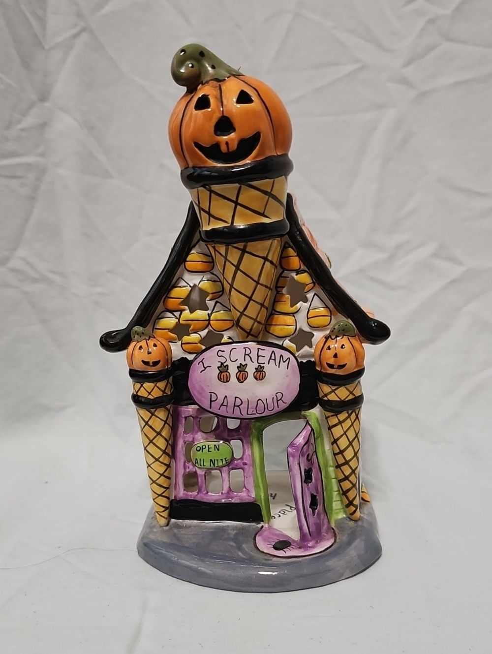 Blue Sky Clayworks 2009 I Scream Parlor Tea Light Holder